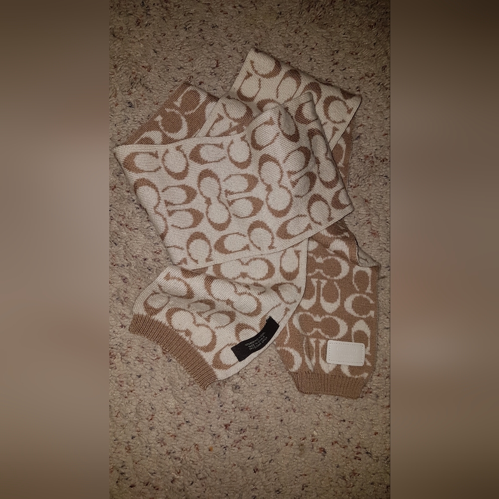 Coach Merino Wool Scarf